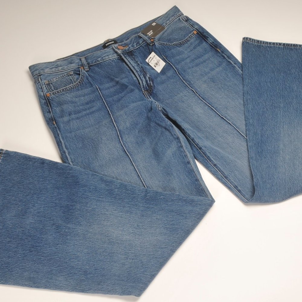 Express, Women’s, Retro Style, Bell Bottom, Jean Size 12, {NWT}